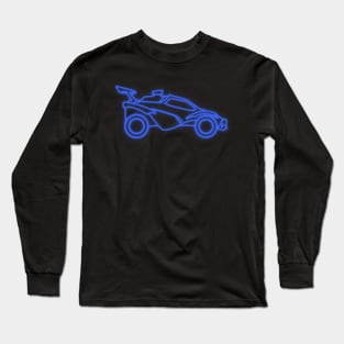 Octane Neon Blue (Must buy in black to enhance the effect) | Rocket League Long Sleeve T-Shirt